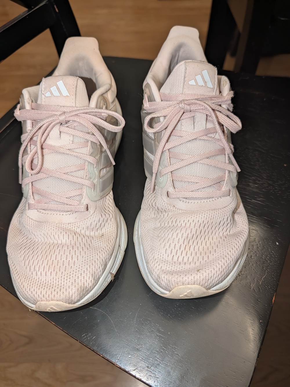 adidas Women's Light Pink Mesh Running Shoes